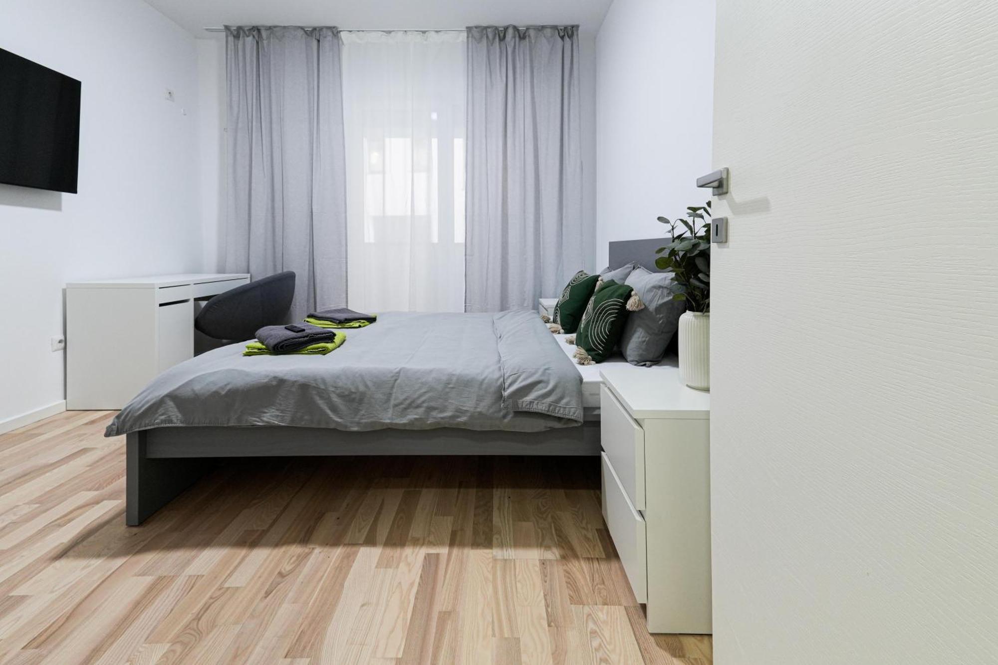 Gabi - Chic Apt With Parking Close To Veranda Mall Bucarest Exterior foto